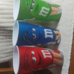 3 M&Ms 20 oz tumblers